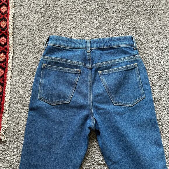 Attico Cropped Kick Flare Jeans - Picture 7 of 8